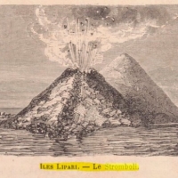 Stromboli Le monde illustr 29 aprile 1865